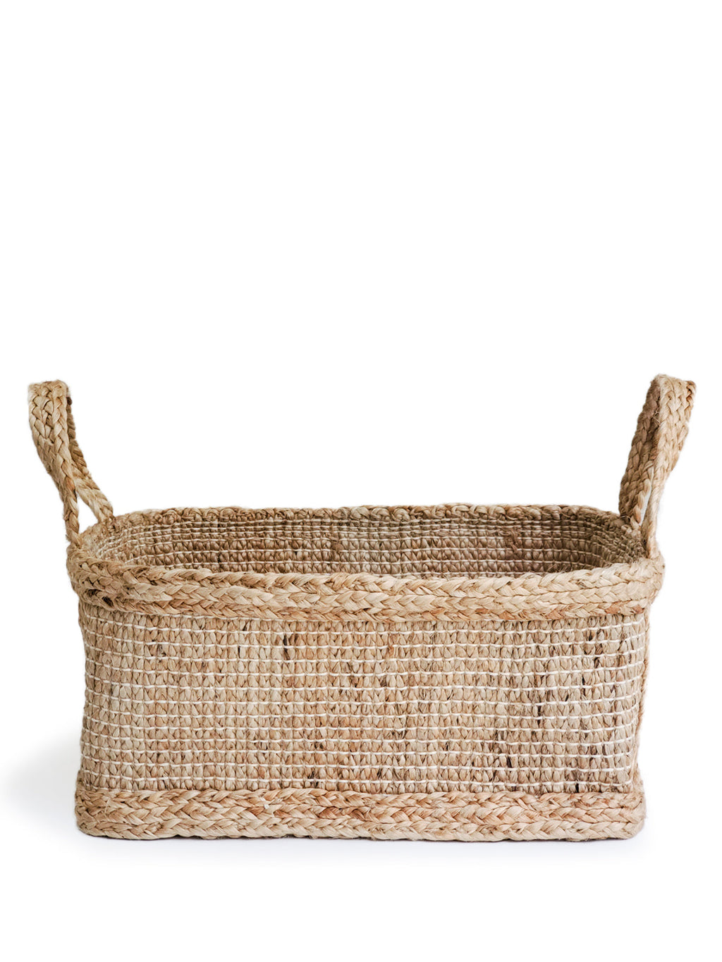 Bono braided jute storage basket