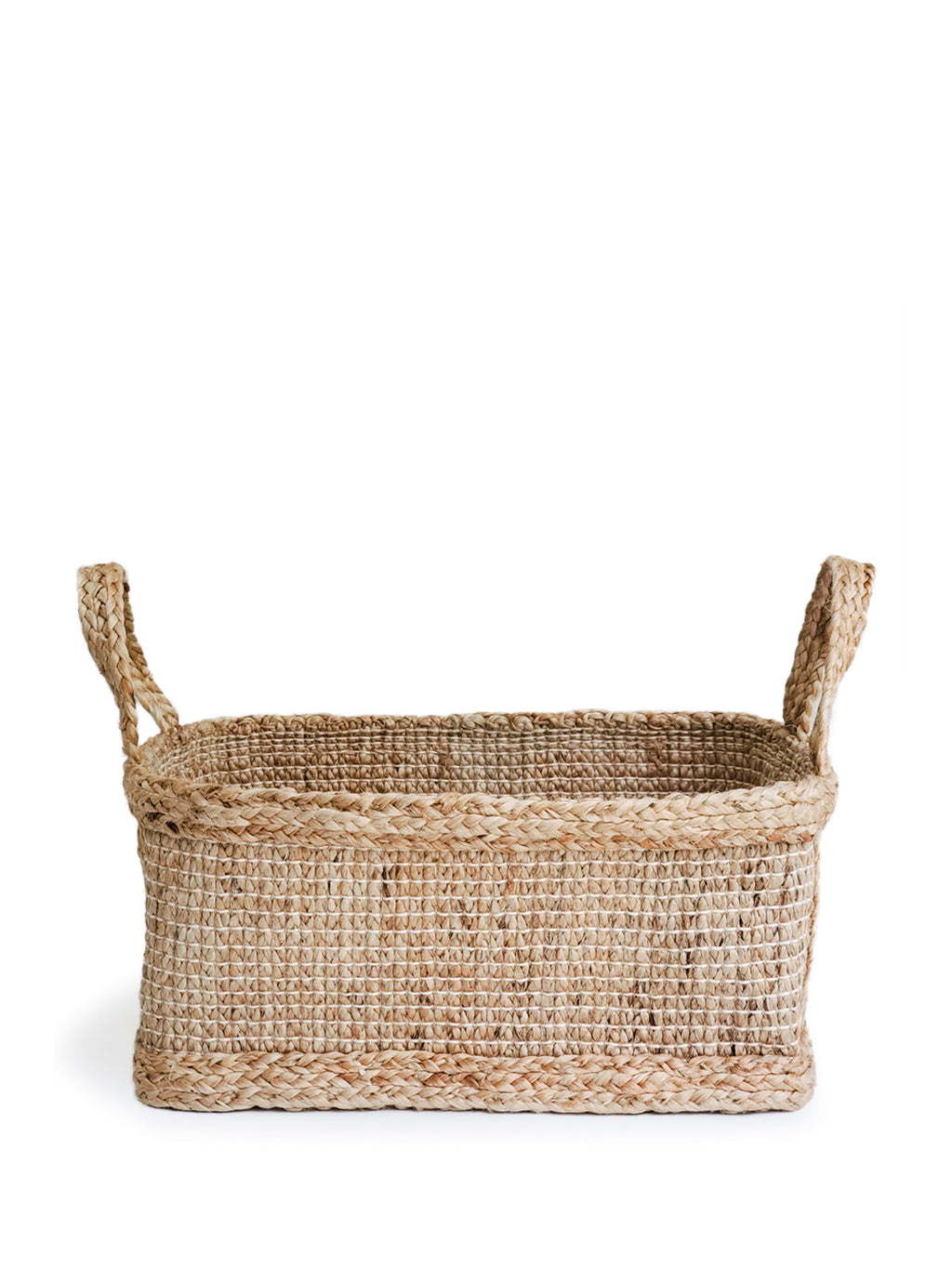 Bono braided jute storage basket