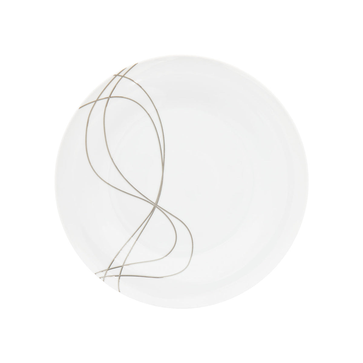 Wave Dinner Plate, Set of 4 | French Porcelain, Made in Portugal