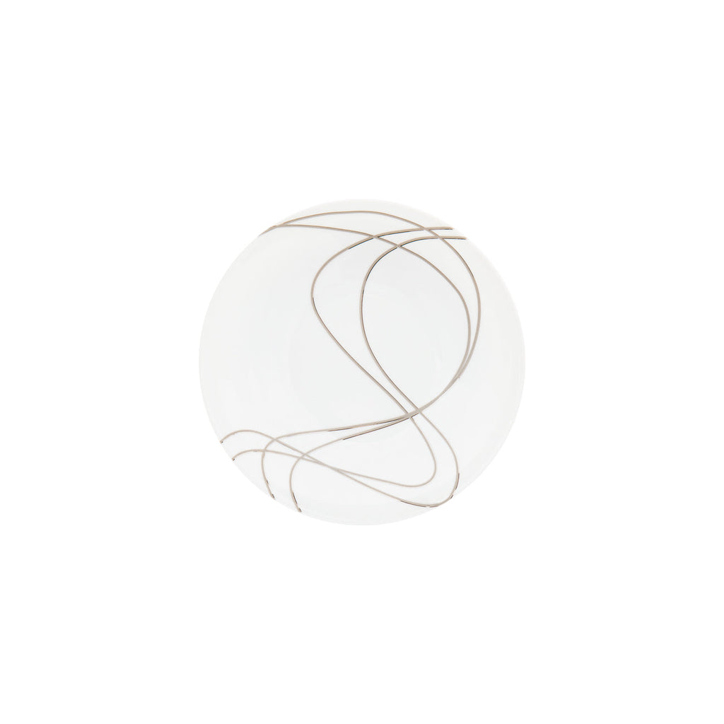 Wave Place Setting, 3-Piece Service for 4 | French Porcelain, Made in Portugal