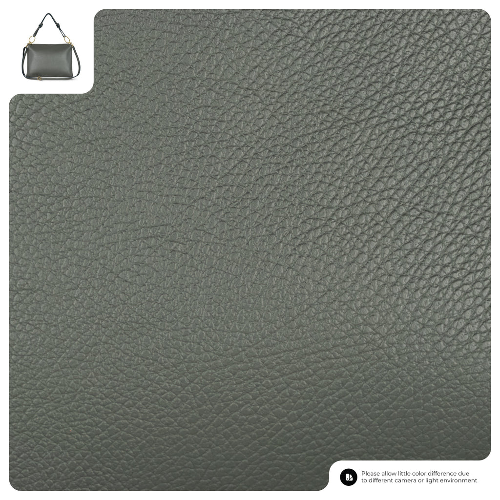 Italian full-grain leather shoulder bag Livorno in beige