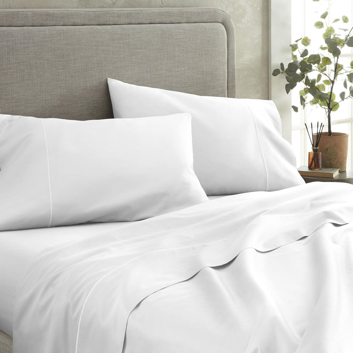 500 TC Sateen Bed Sheet Set – Organic Cotton | ESVILA