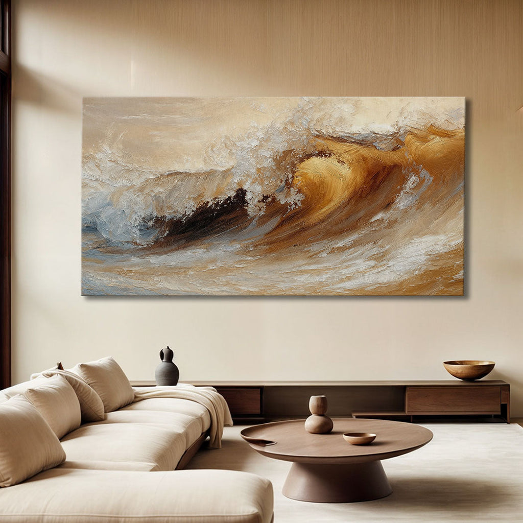Surge ocean wave seascape wall art