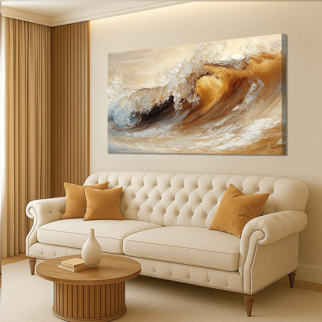 Surge ocean wave seascape wall art