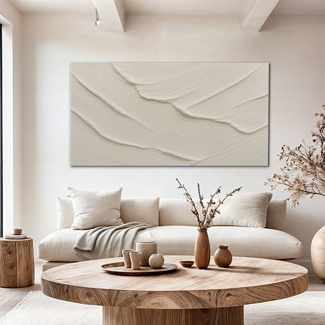 Stillwater II sculptural wave relief wall art