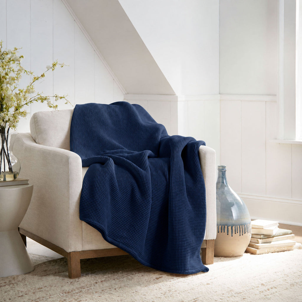 Waffle Knit Blanket – Organic Cotton | ESVILA