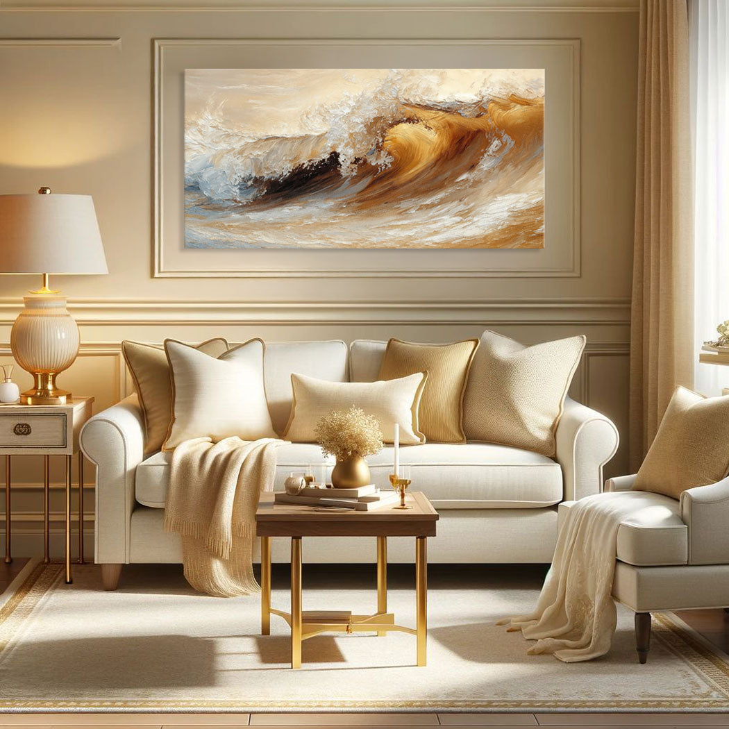 Surge ocean wave seascape wall art