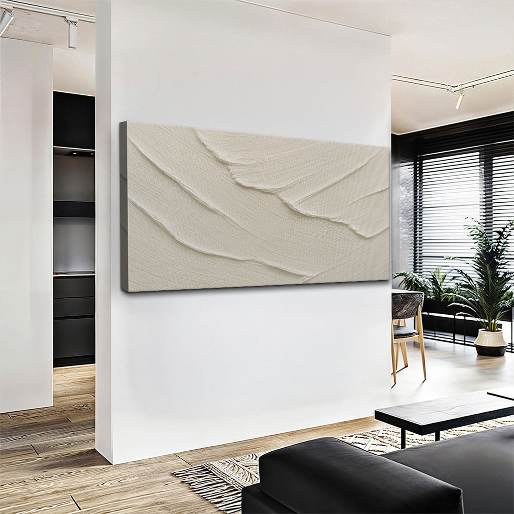 Stillwater II sculptural wave relief wall art
