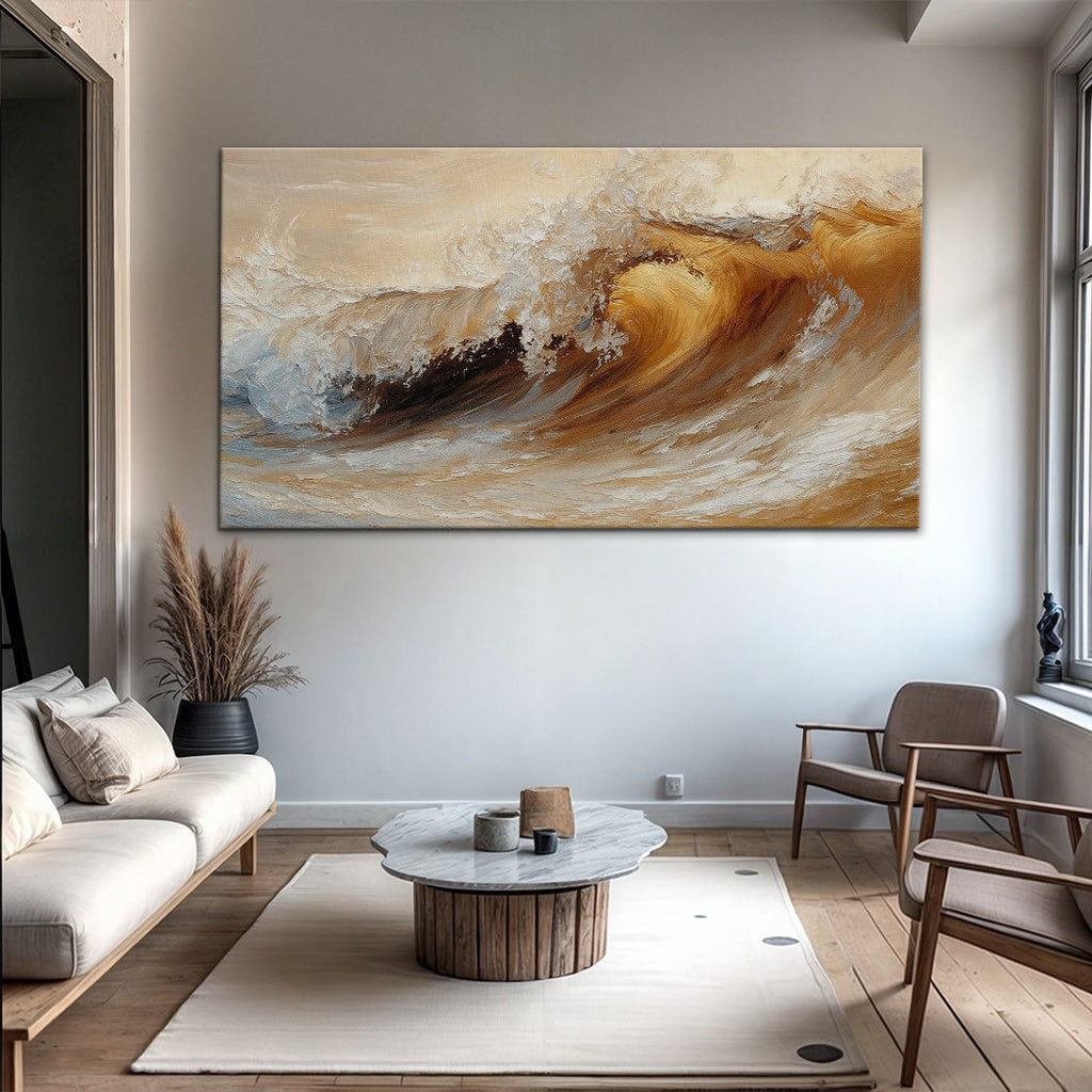 Surge ocean wave seascape wall art