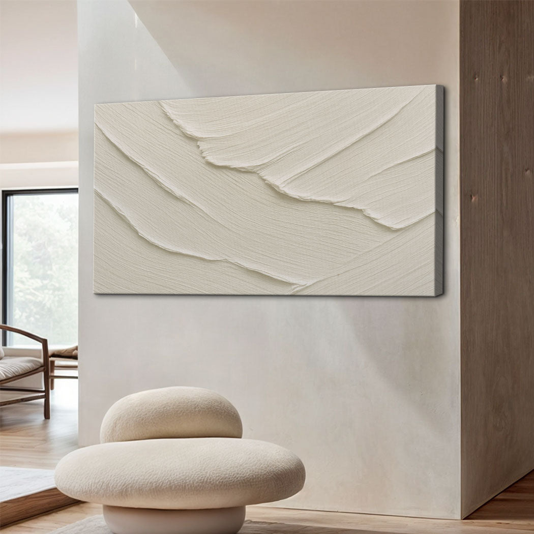 Stillwater II sculptural wave relief wall art