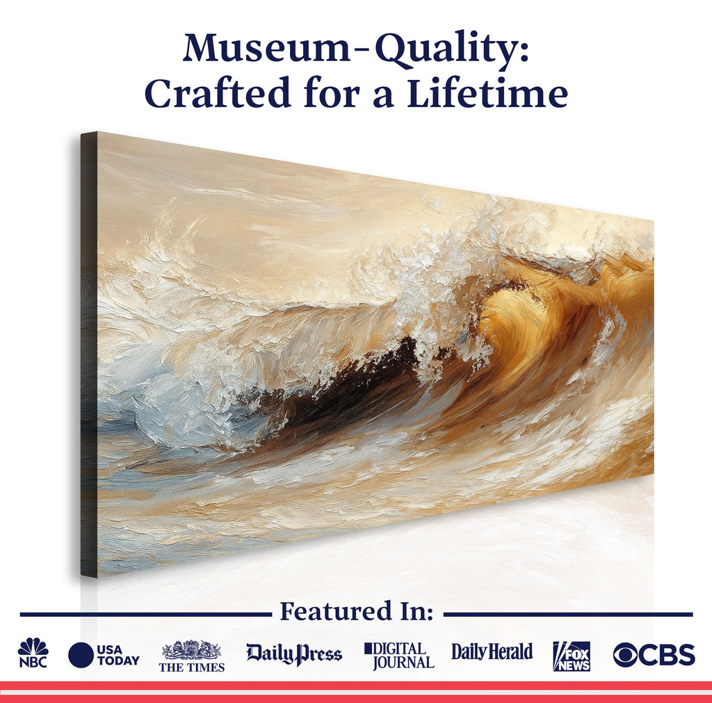 Surge ocean wave seascape wall art