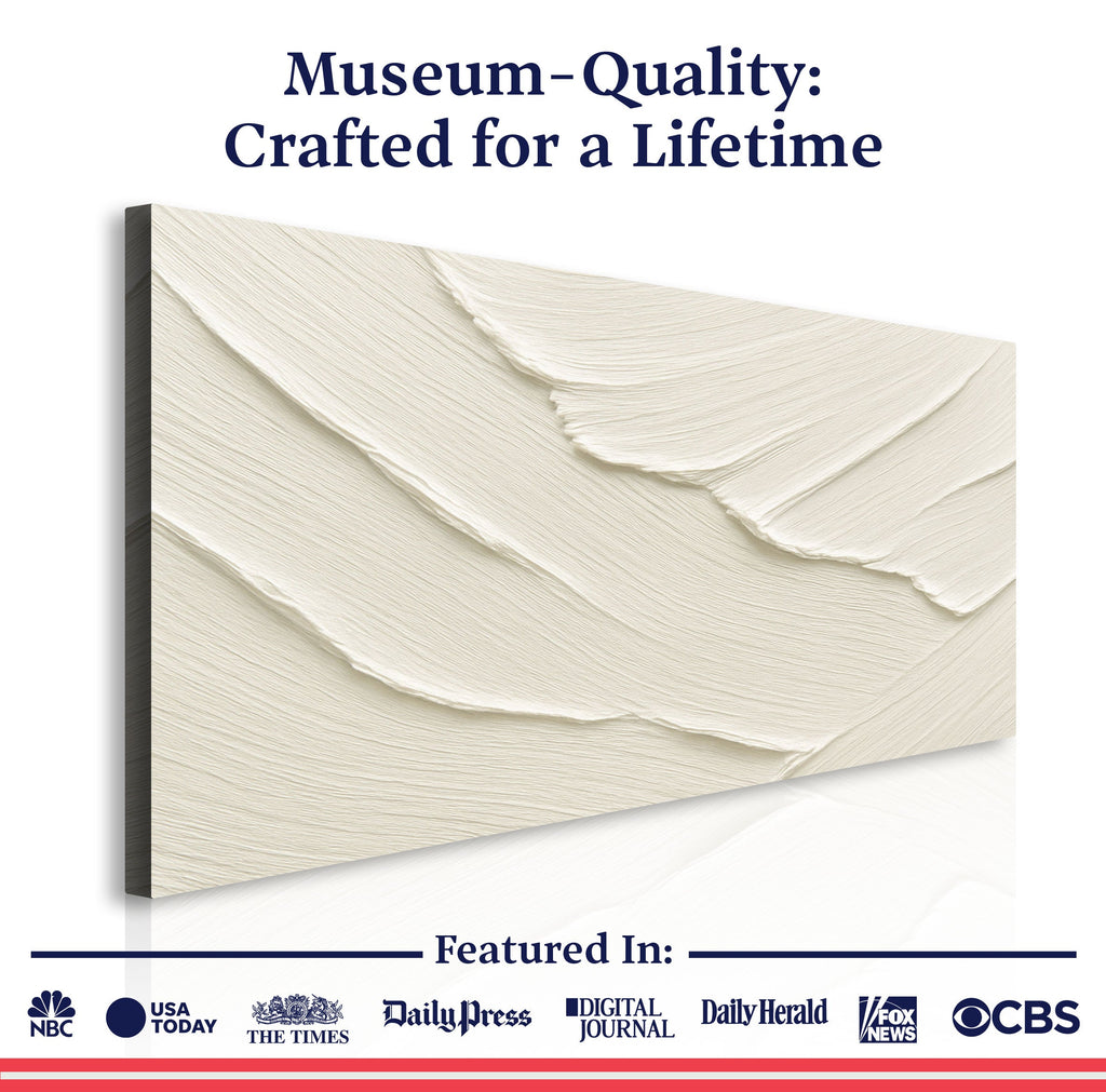 Stillwater II sculptural wave relief wall art