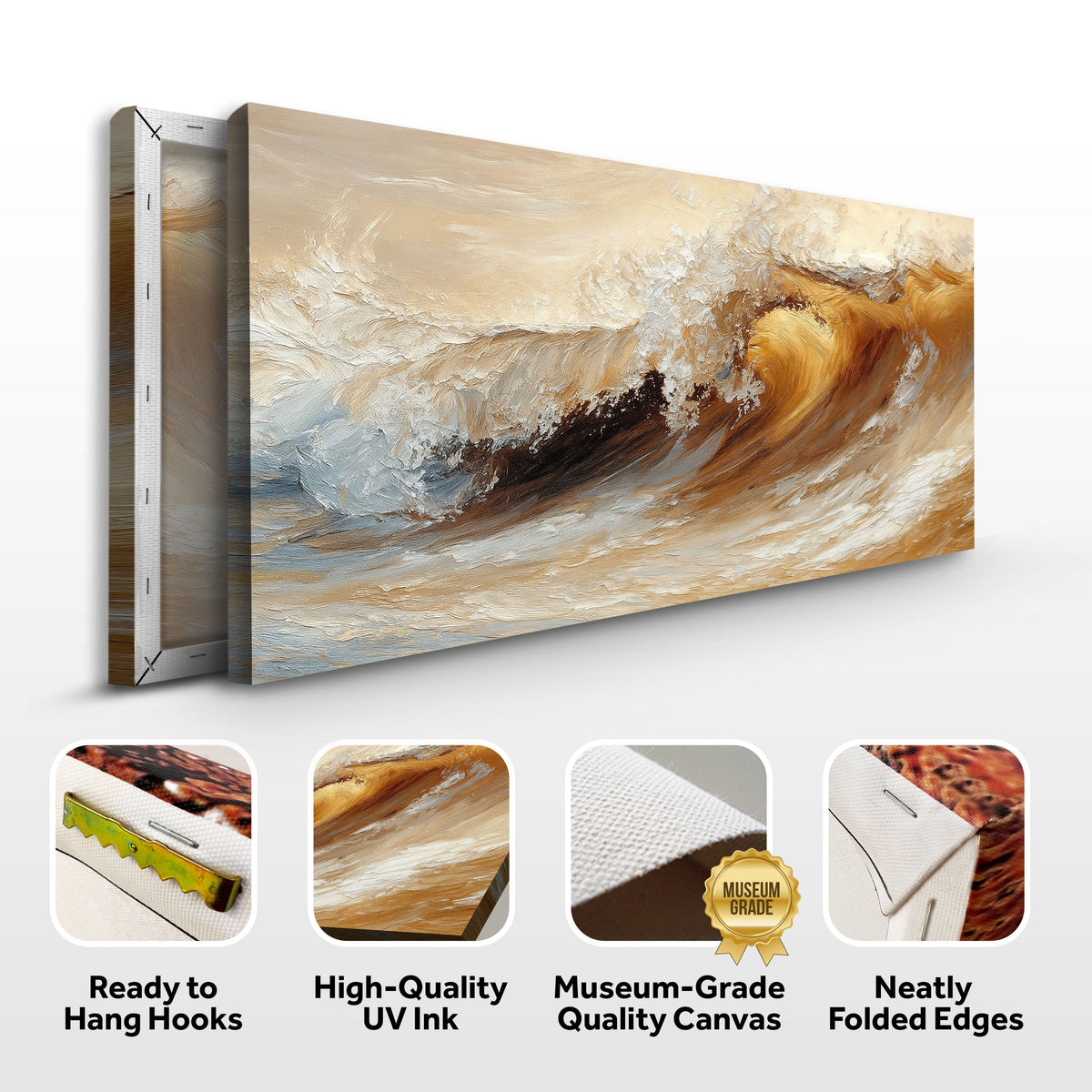 Surge ocean wave seascape wall art