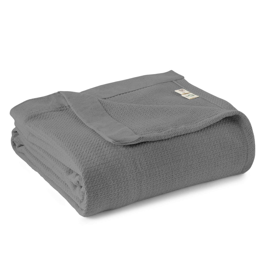 Organic Woven Blanket – GOTS Certified Cotton | ESVILA