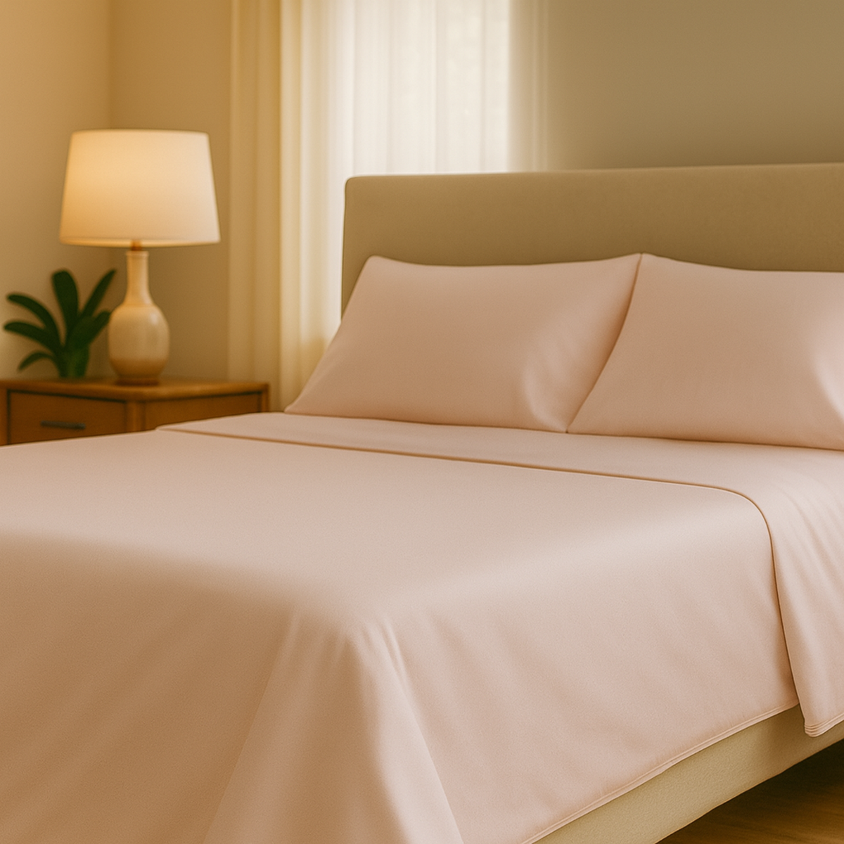 Bamboo Viscose Sheet Set (4 Pieces) – 250TC, Silky Soft, Queen/King/Cal King | ESVILA