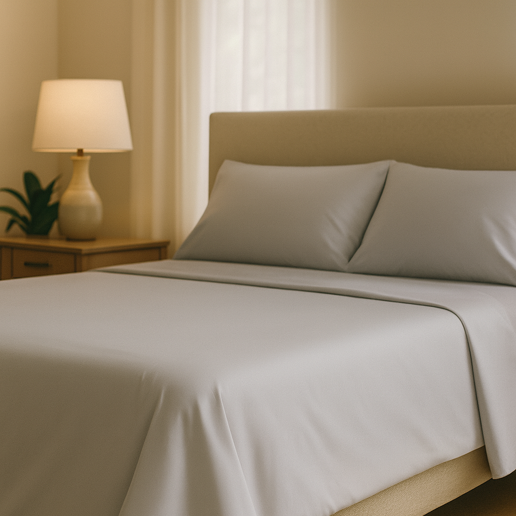 Bamboo Viscose Sheet Set (4 Pieces) – 250TC, Silky Soft, Queen/King/Cal King | ESVILA