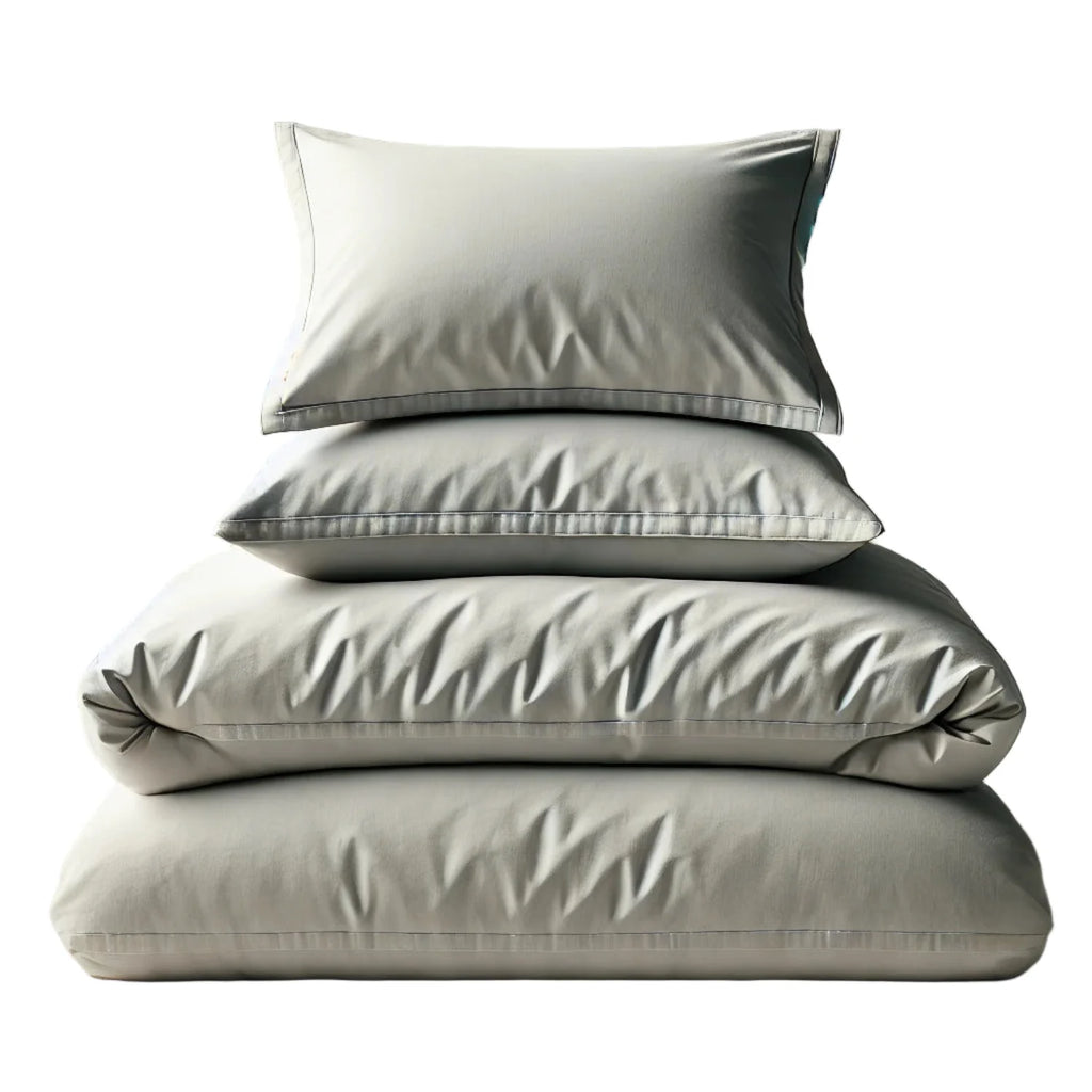 Bamboo viscose duvet cover with two shams