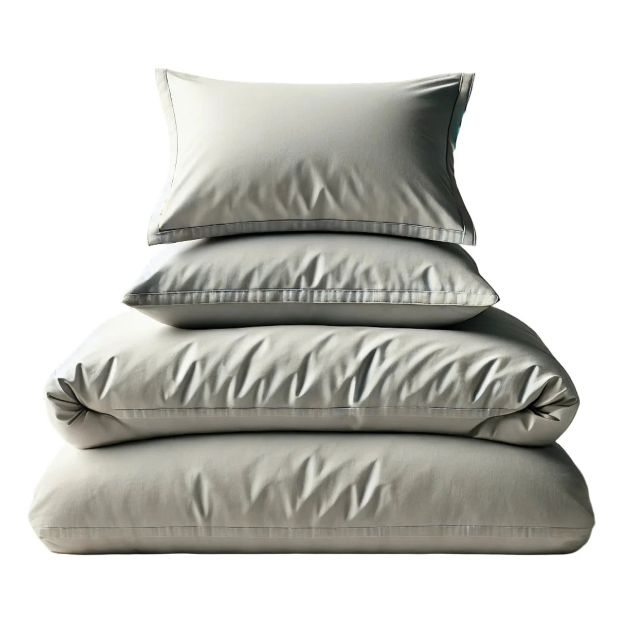 Bamboo viscose duvet cover with two shams