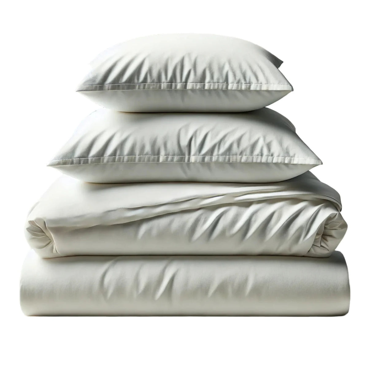 Bamboo viscose duvet cover with two shams