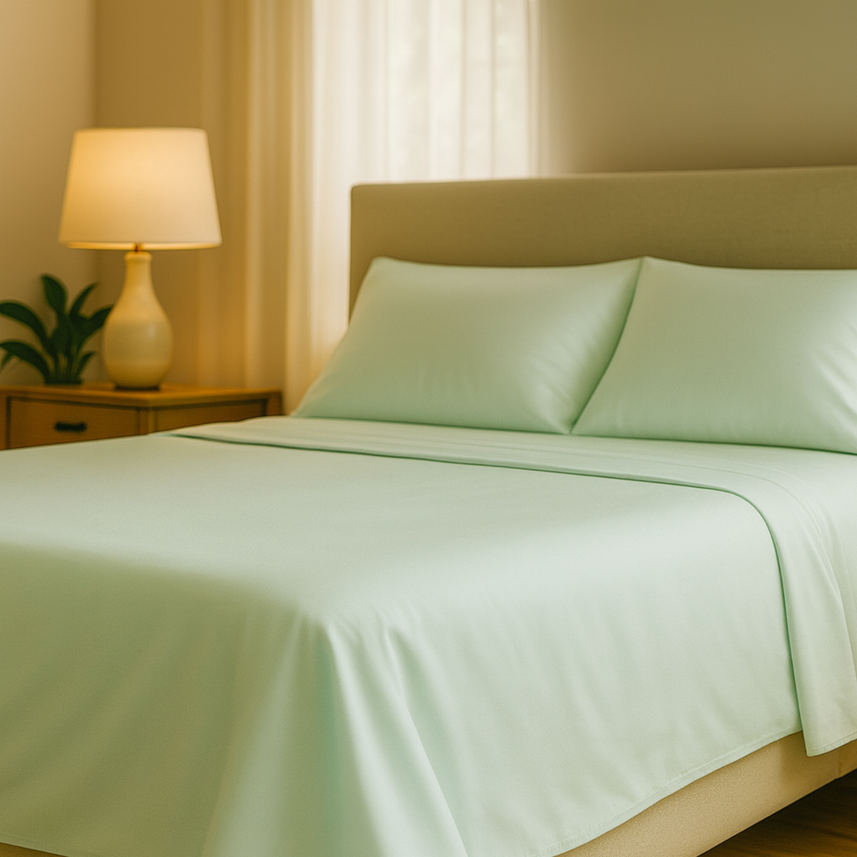Bamboo Viscose Sheet Set (4 Pieces) – 250TC, Silky Soft, Queen/King/Cal King | ESVILA