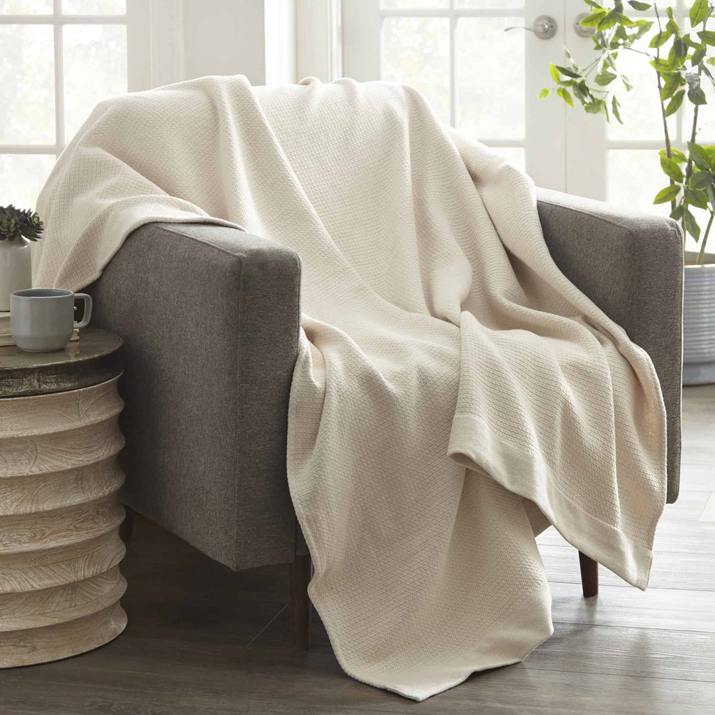 Organic Woven Blanket – GOTS Certified Cotton | ESVILA