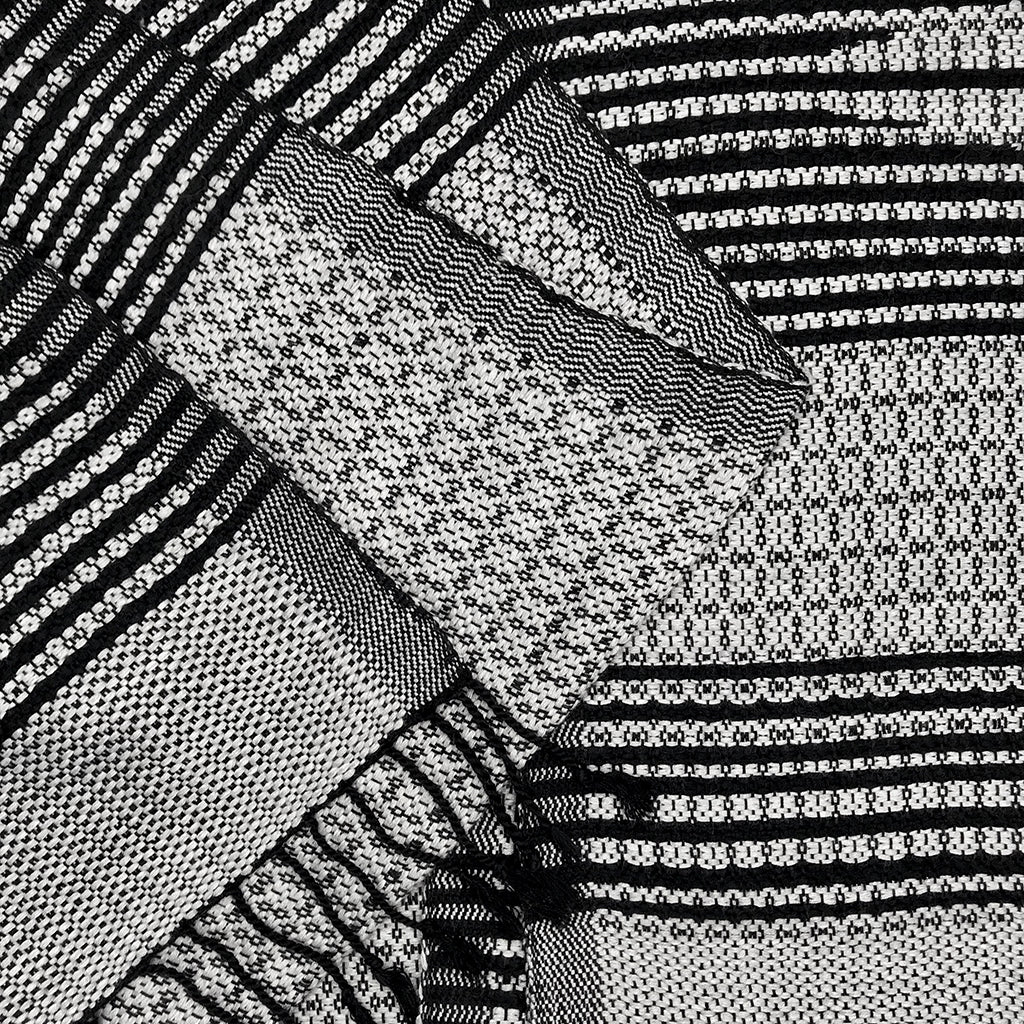 Cambodian Handloom Tapestry Throw 90x38" – Organic Cotton | ESVILA