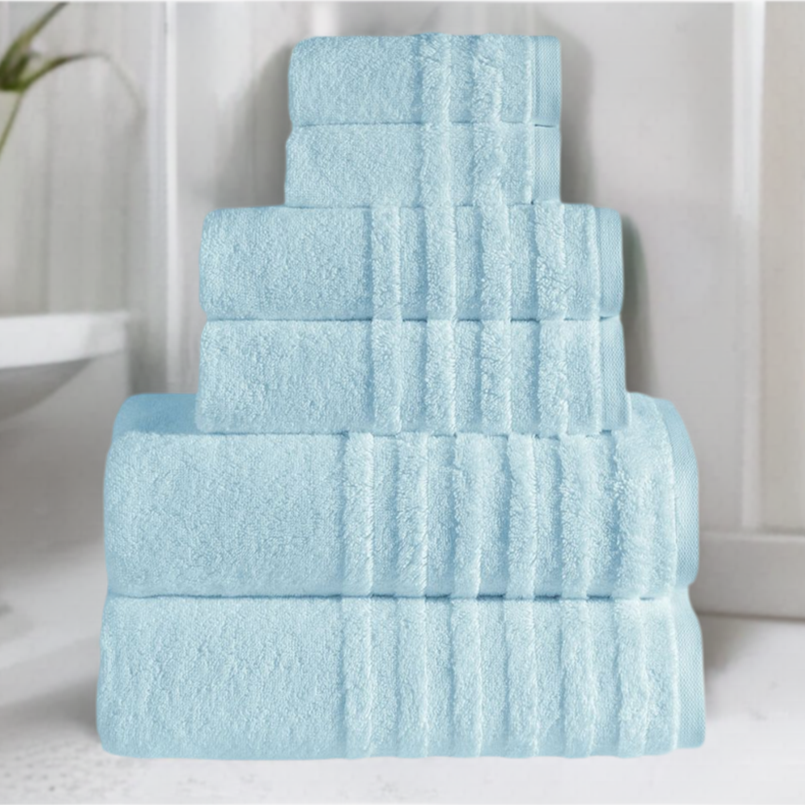 Opulent Collection Luxury Bath Towels – Dobby Weave, Striped Pattern | ESVILA
