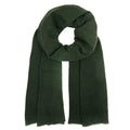Pine green handloom cashmere scarf 79x26 inches
