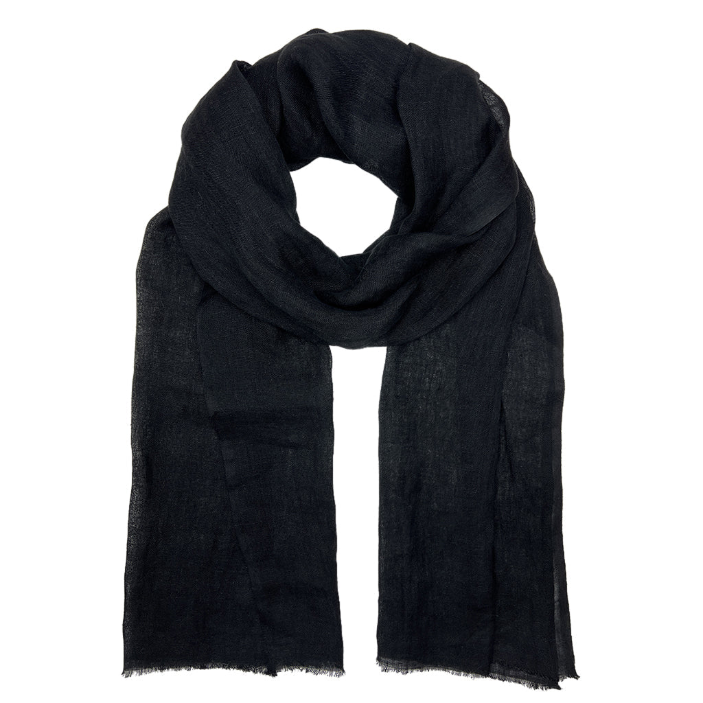 Gauze linen scarf