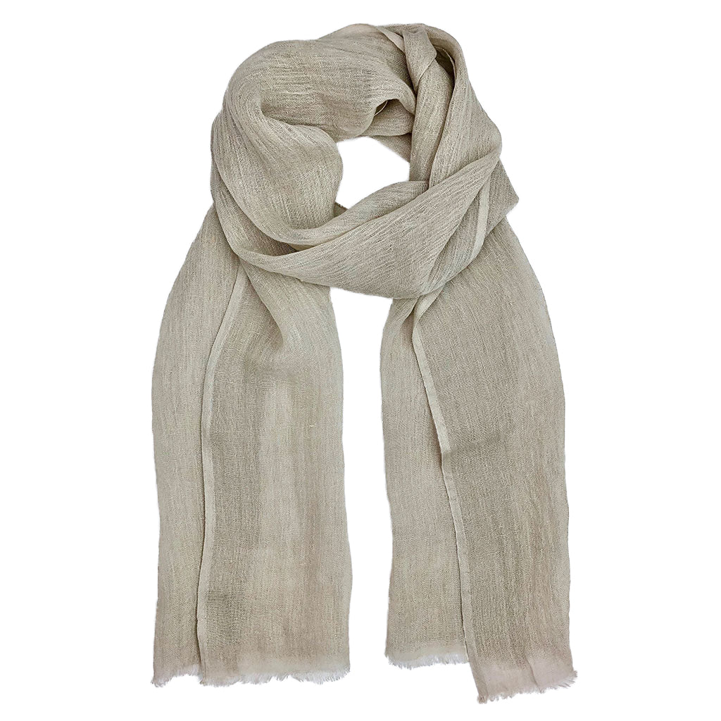 Gauze linen scarf