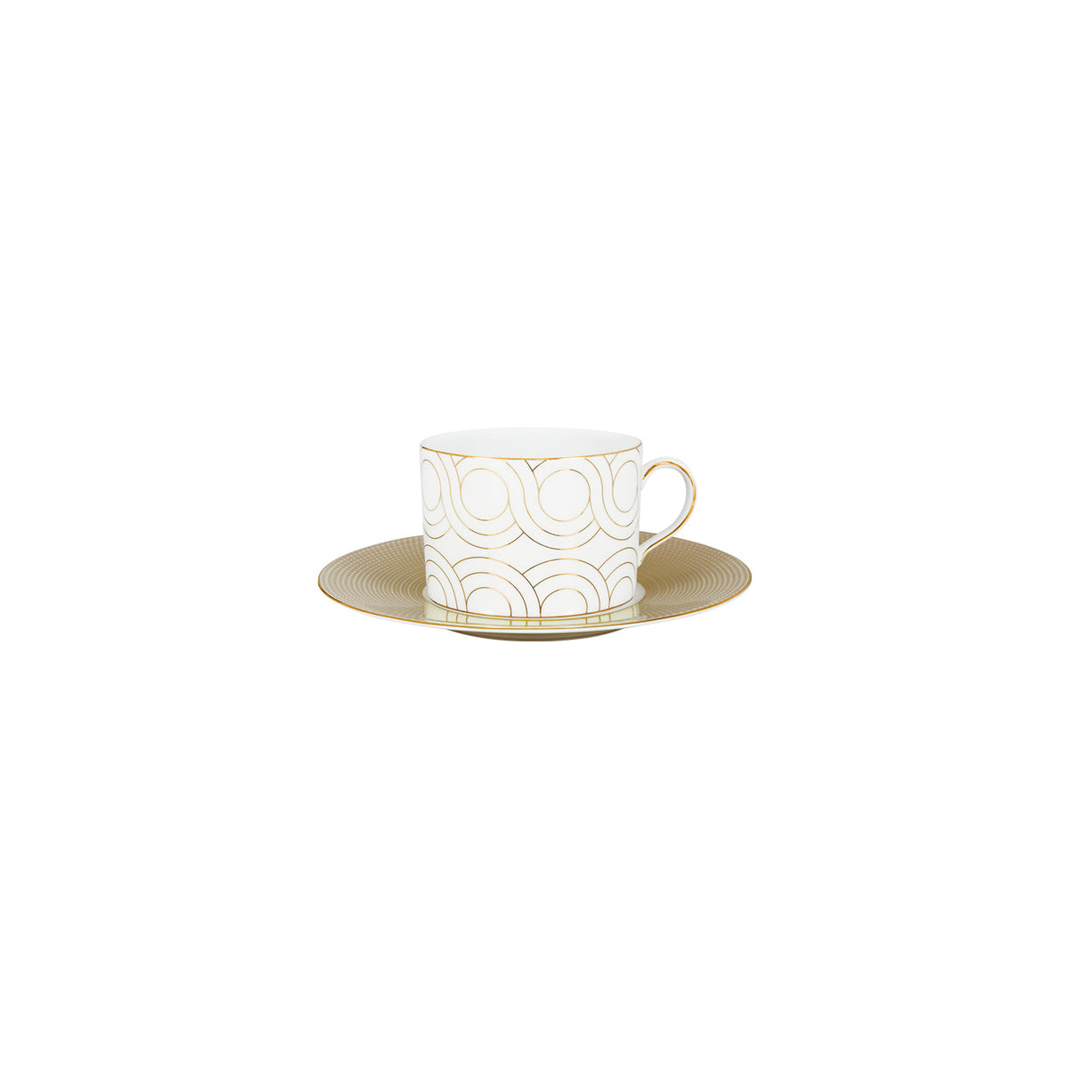 Infinity Tea Set, 11-Piece Service for 4 | French Porcelain, Made in Portugal