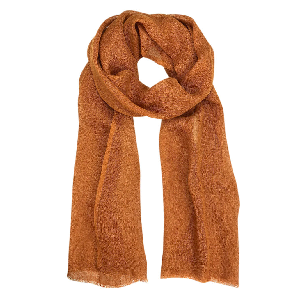 Gauze linen scarf