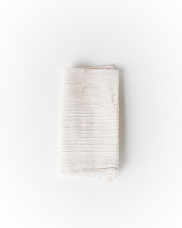 Riviera Handwoven Cotton Napkins – Ribbed Texture, Set of 2, 4 or 6 | ESVILA