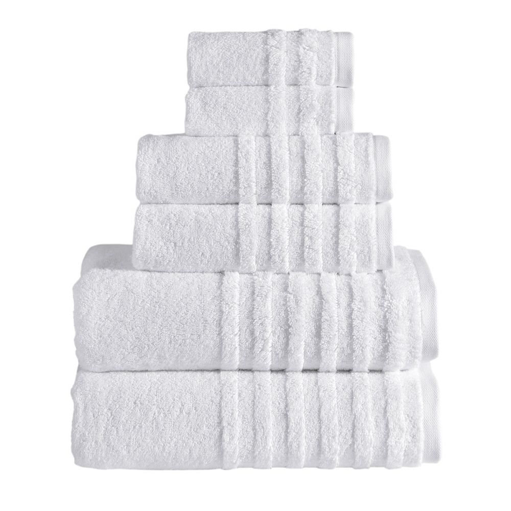 Opulent Collection Luxury Bath Towels – Dobby Weave, Striped Pattern | ESVILA