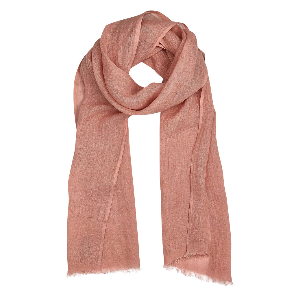Gauze linen scarf