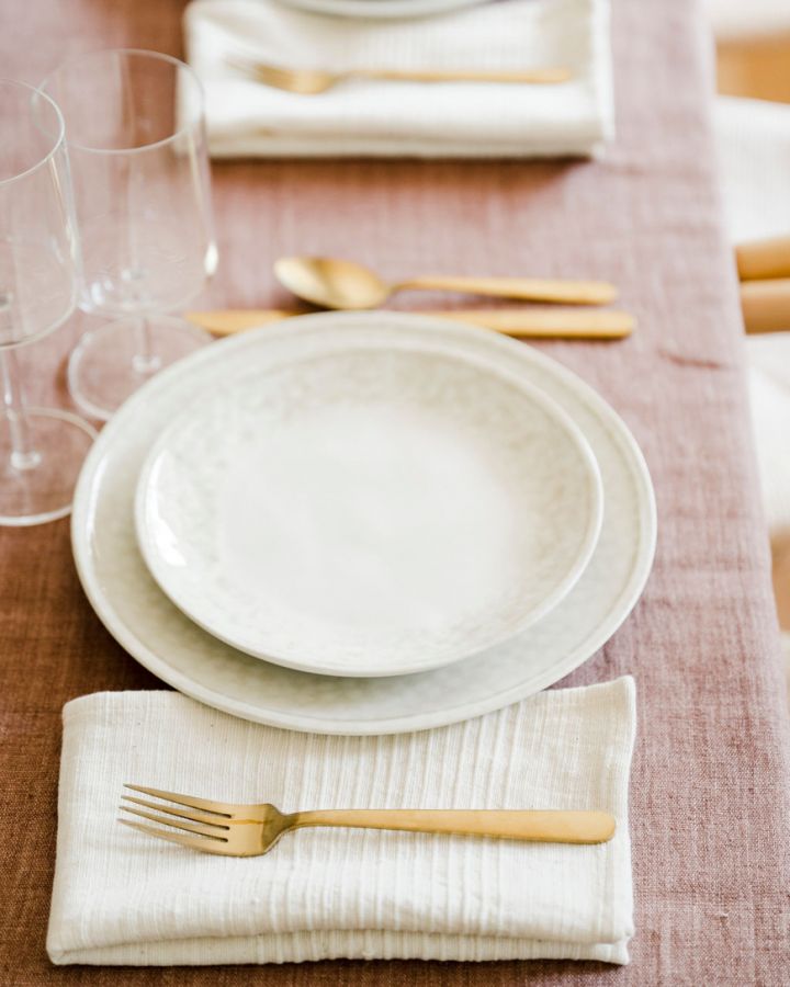 Riviera Handwoven Cotton Napkins – Ribbed Texture, Set of 2, 4 or 6 | ESVILA