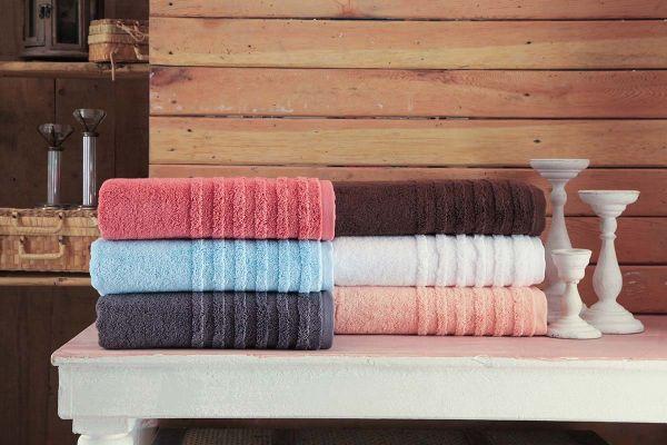 Opulent Collection Luxury Bath Towels – Dobby Weave, Striped Pattern | ESVILA