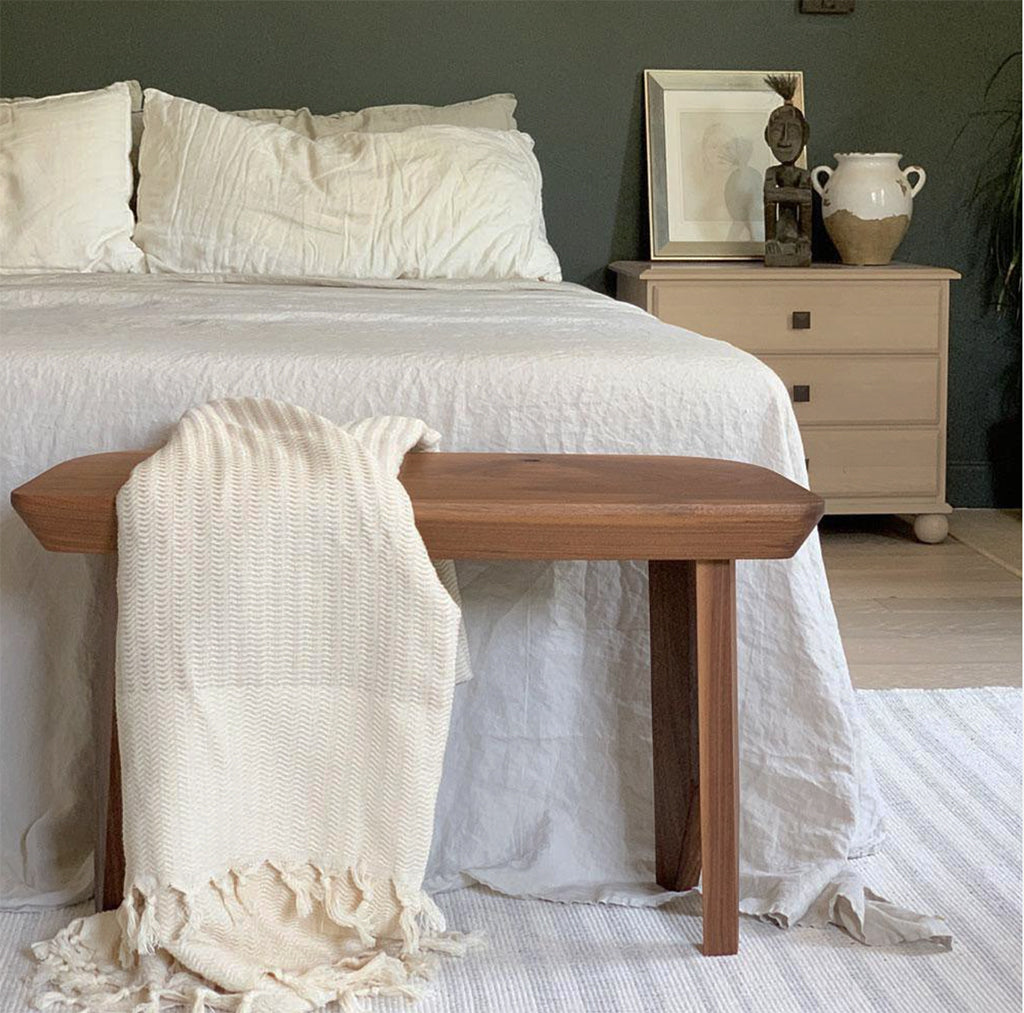 Plush Wavy Turkish Cotton Throw – Handloomed in Denizli | ESVILA
