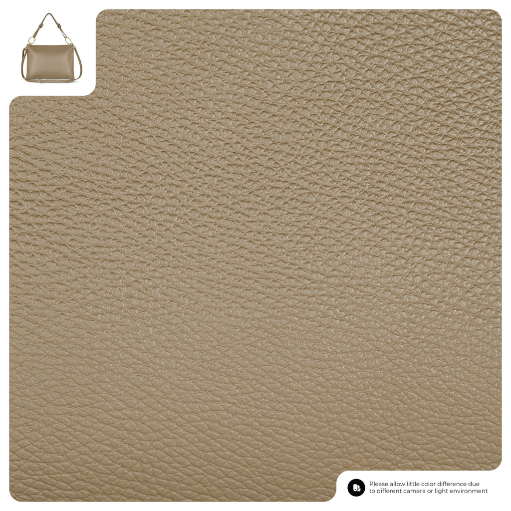 Italian full-grain leather shoulder bag Livorno in beige