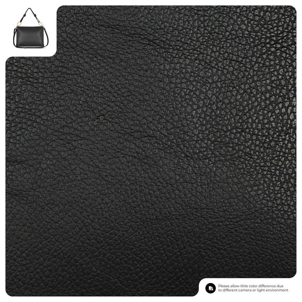 Italian full-grain leather shoulder bag Livorno in beige