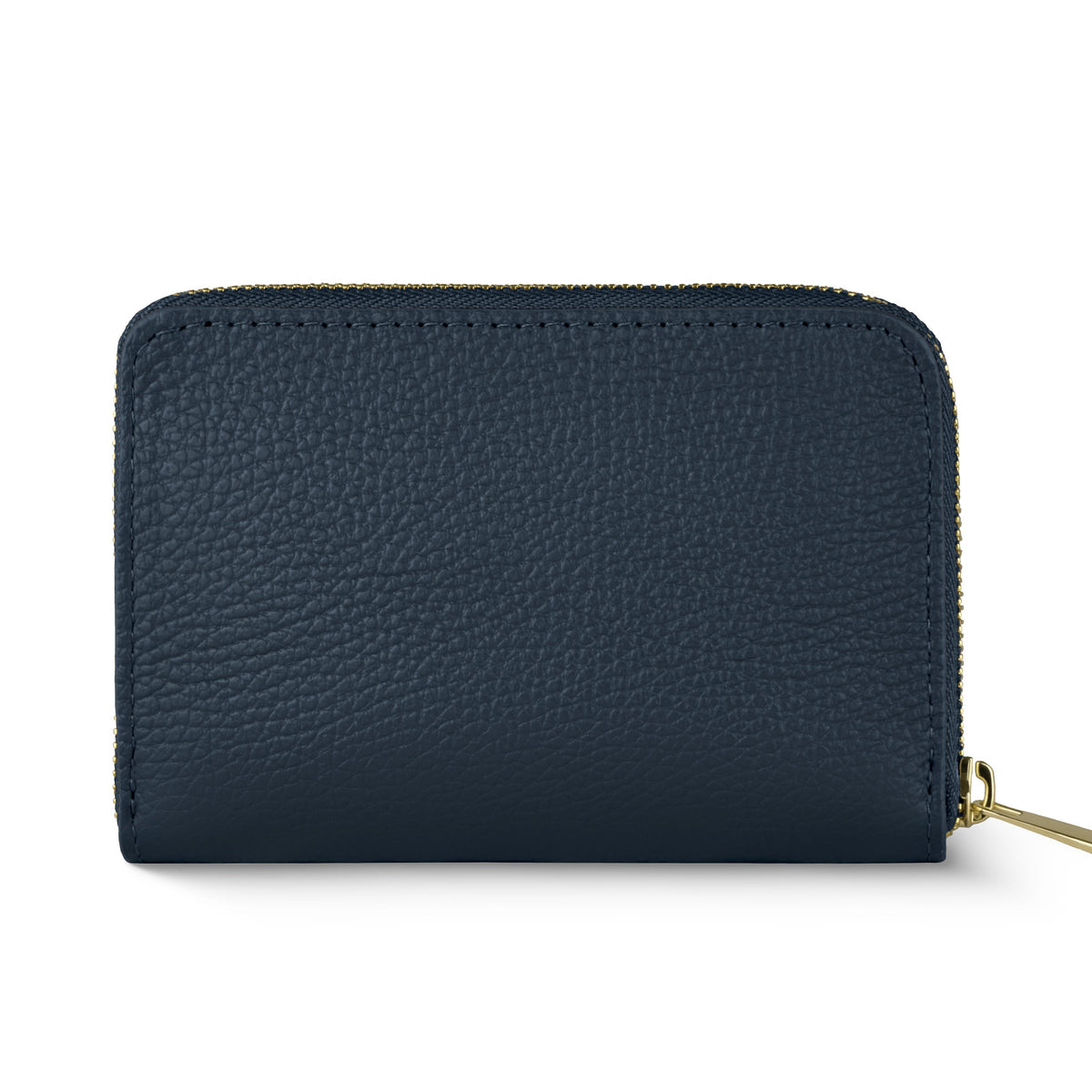 Italian full-grain leather slim zip wallet Bolzano