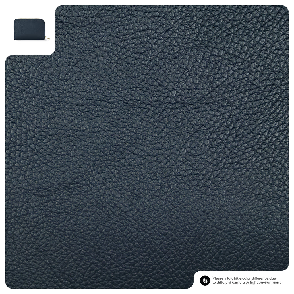 Italian full-grain leather slim zip wallet Bolzano