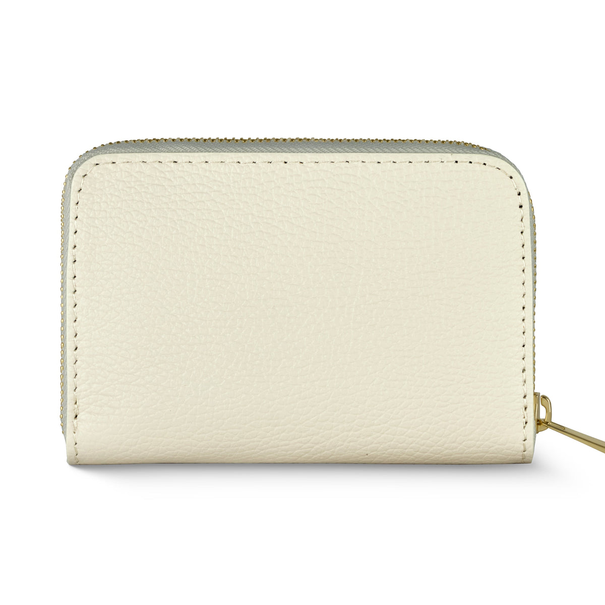Italian full-grain leather slim zip wallet Bolzano