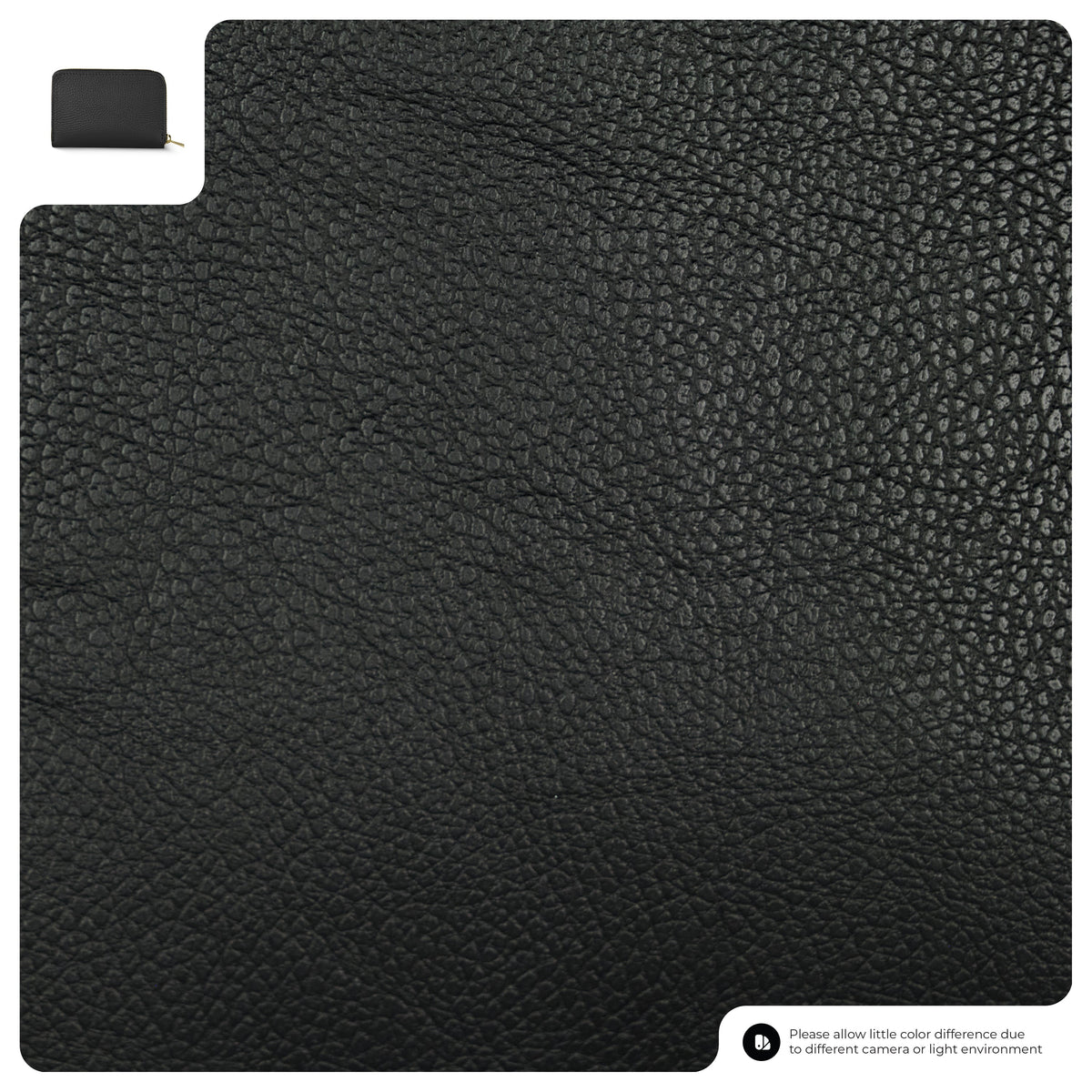 Italian full-grain leather slim zip wallet Bolzano